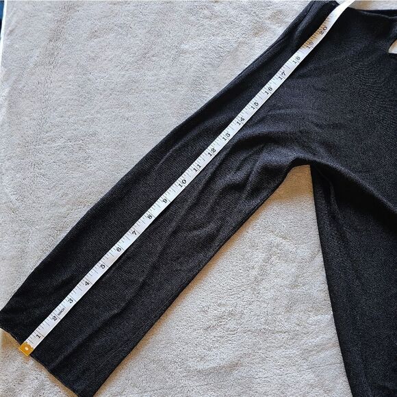 Pier Antonio Gaspari Black Semi Sheer Tunic Top Size 40 - Picture 5 of 6